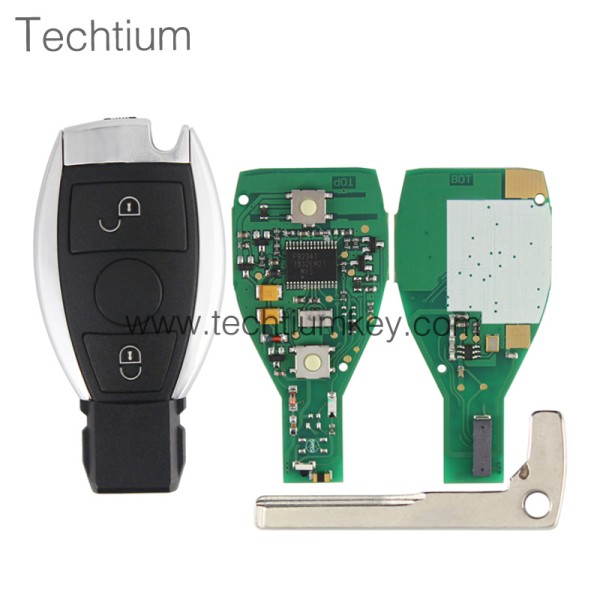 433Mhz NEC 2 button remote key for Mercedes Benz